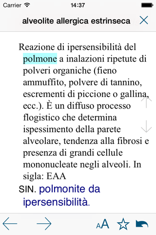 Dizionario Medicina e Biologia screenshot 4