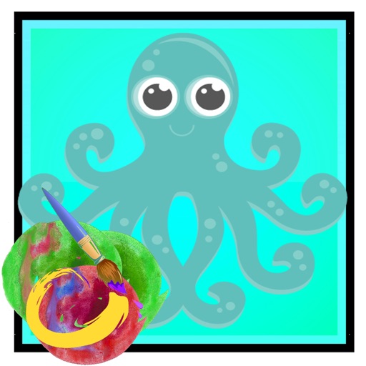 Coloring Books-Drawing game Ocean - Zoo for kids iOS App