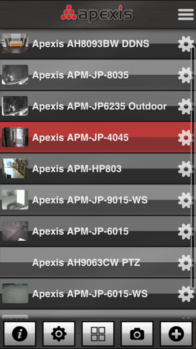 Apexis FC - mobile ip camera surveillance studio Screenshot 3