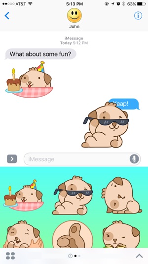 Happy and Cute Puppy Stickers(圖2)-速報App