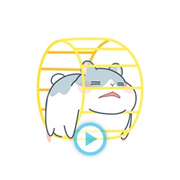 Cheerful Hamster - Animated Stickers