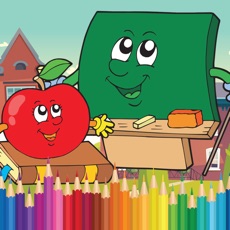 Activities of Cartoon school Coloring Book : color pages for kid