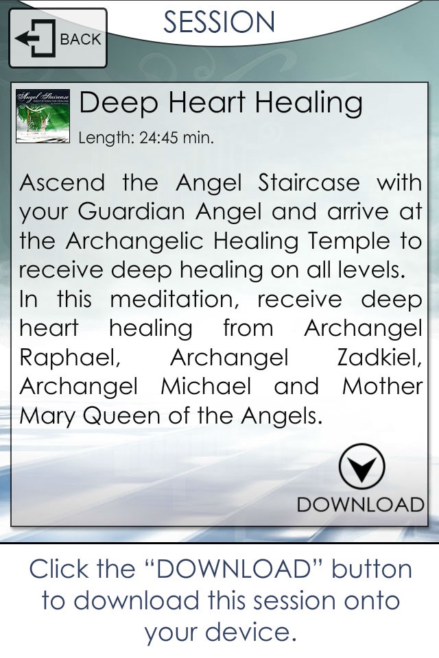 Angel Staircase Meditations screenshot 4