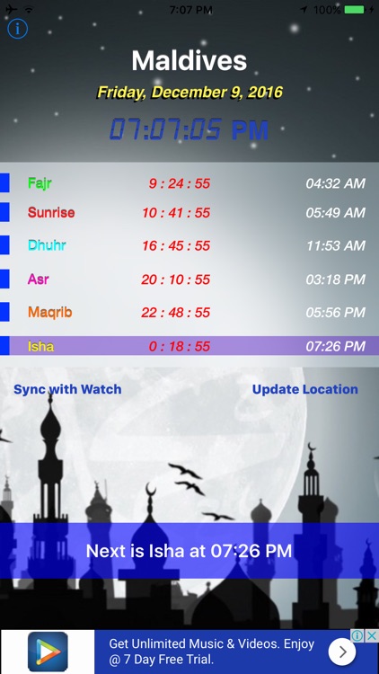 Daily Salat | Islamic Prayer Times