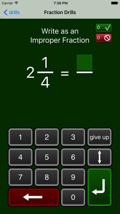 Fraction Drills