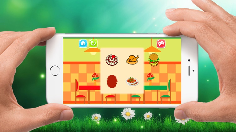 Food Shadow Puzzles,Drag and Drop Puzzle for Kid