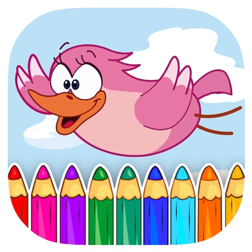 Bird Coloring Book Game For Kids Edition iOS App