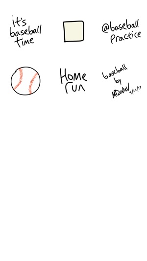 Baseball sticker, sport game stickers for iMessage(圖4)-速報App