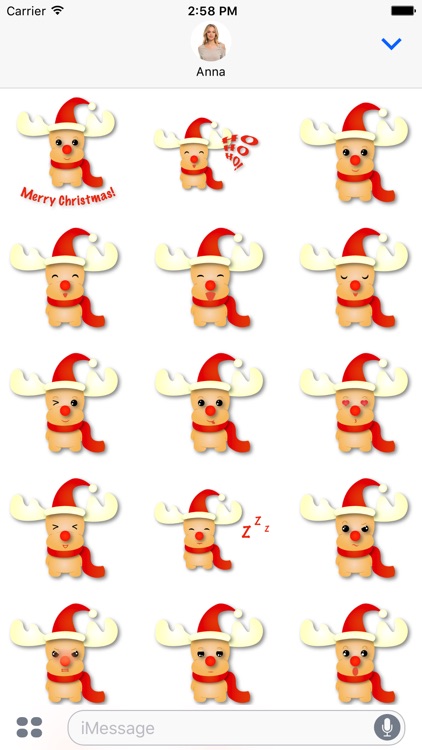 Rudolf - Christmas Emoji screenshot-3