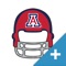 Arizona Wildcats Pro Photo Booth Stickers app lets you add awesome licensed Arizona Wildcats Pro graphics to your selfies and other images