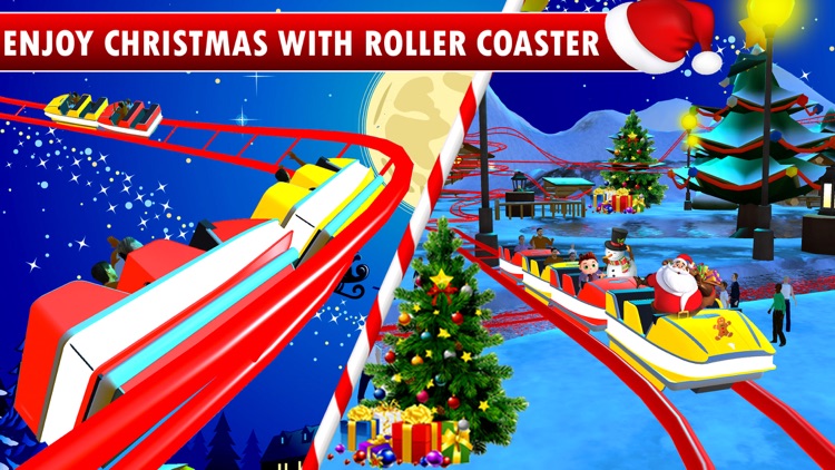 Christmas Roller Coaster Ride 3D screenshot-4