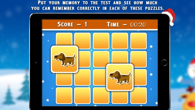 Christmas Animal Matching Cards - Christmas Games(圖1)-速報App