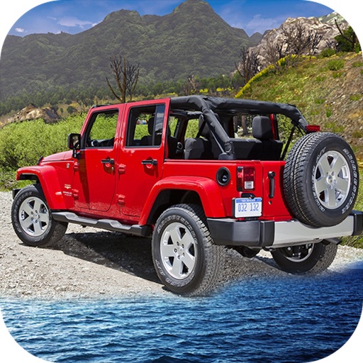 Jeep Drivng Up Hill 3D - Pro icon