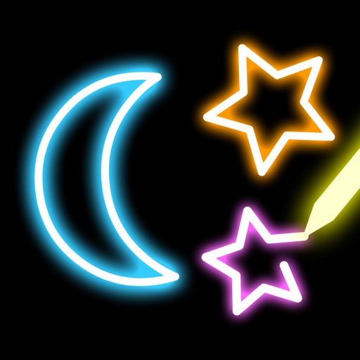 Neon Blink Draw iOS App