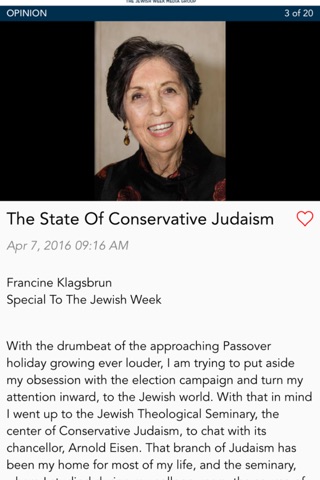 The Jewish Week screenshot 4