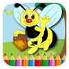 Coloring Book For Kids Games Bee Version