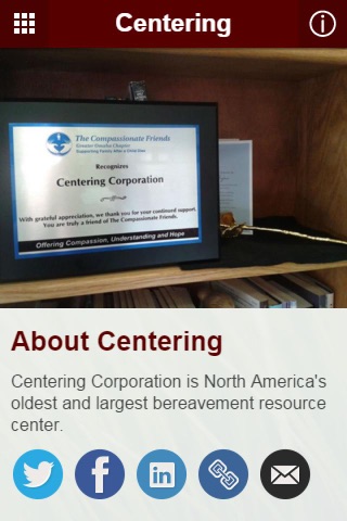 Centering Corporation screenshot 2