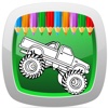 Truck Coloring Book For Kids And Toddler