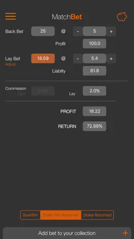 Game screenshot MatchBet - Match Betting Calc apk