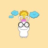 Nerd Easter Bunny - Animated GIF Stickers