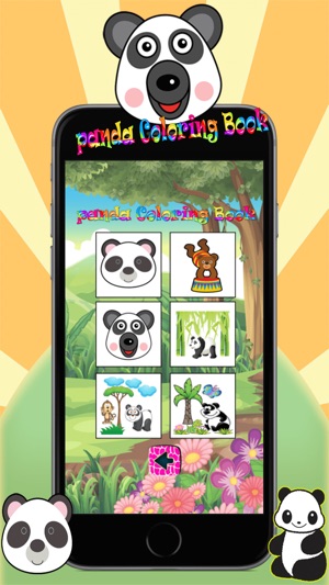 Lovely Panda : coloring games for kids(圖3)-速報App