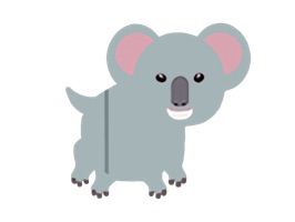 日常でよく使う言葉をチョイスした、動くふきだし動物ステッカーです。