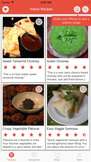 Indian Recipes - Free Sweet and Spicy Indian Food(圖2)-速報App