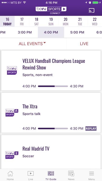 beIN SPORTS CONNECT