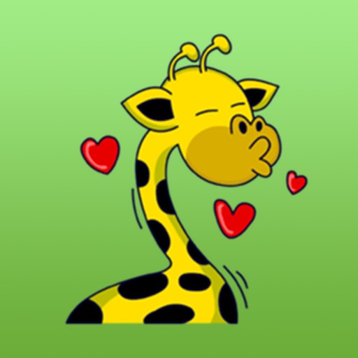 Funny Giraffe Sticker icon