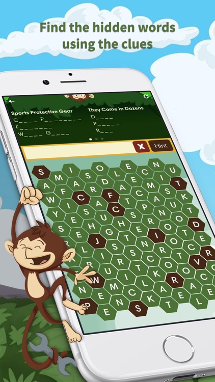 Monkey Wrench – Word Search Puzzle Game screenshot-0