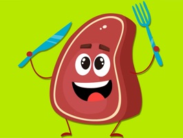 Say hello or invite a friend out to eat with Fun Breakfast and Lunch Food Sticker Pack for iMessage