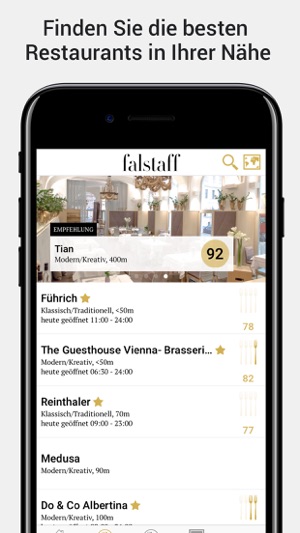 Restaurantguide Falstaff