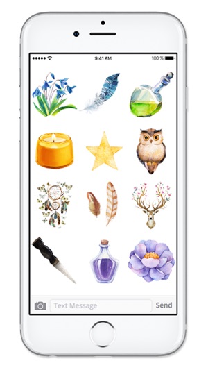 Magic and Nature Watercolor Sticker Pack(圖4)-速報App