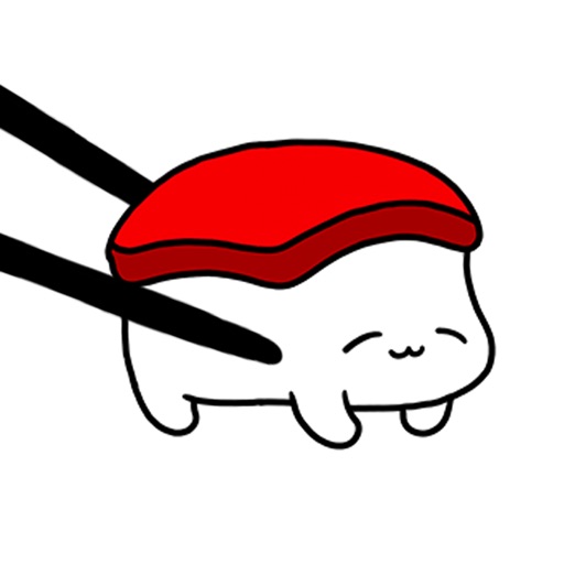 Sleeping Sushi Sticker Icon