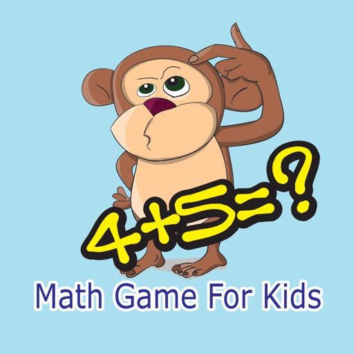Monkey Math Game for Kids Icon
