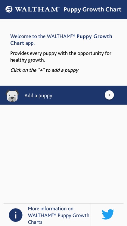 Puppy Growth Chart App
