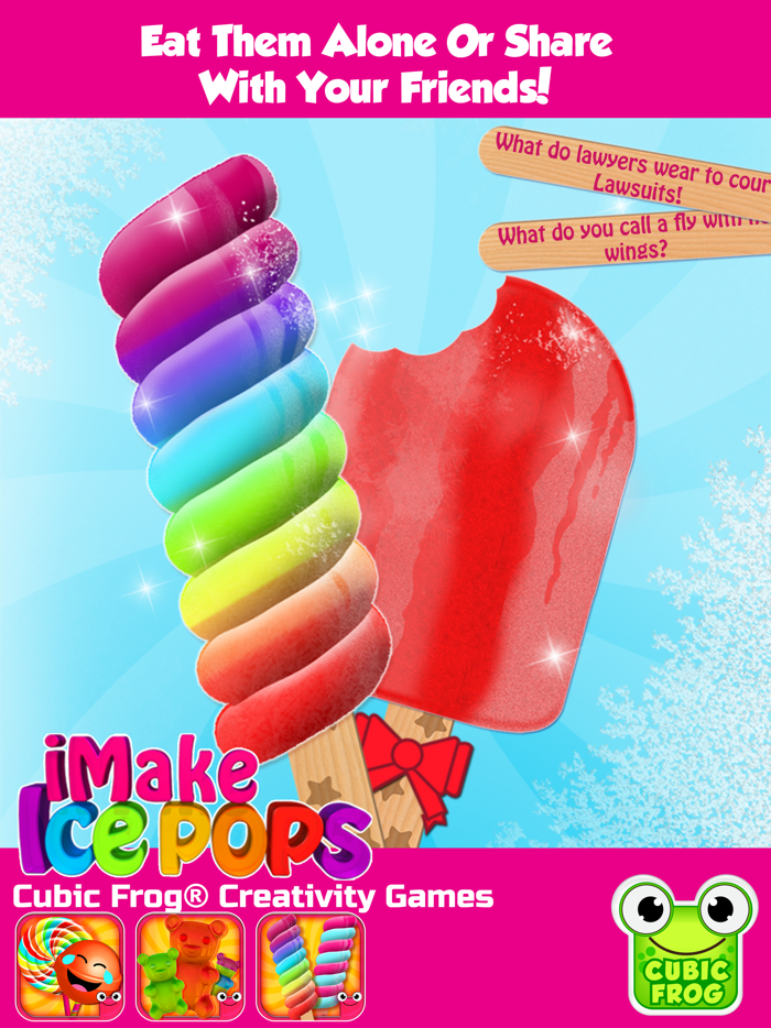 Jugeos de helados para niños-iMake IcePops