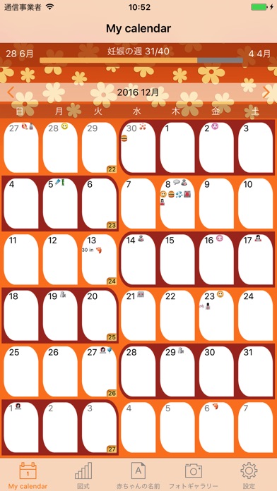 WomanLog Pregnancy Pro screenshot1