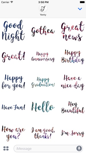 Awesome Greeting Stickers Pack(圖3)-速報App