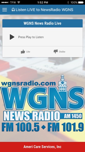 WGNS News Radio