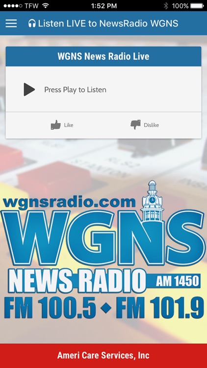 WGNS News Radio by Robert Peters