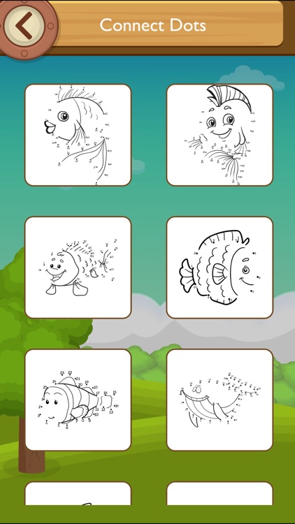 Coloring book: Kids learn to draw fish screenshot-3