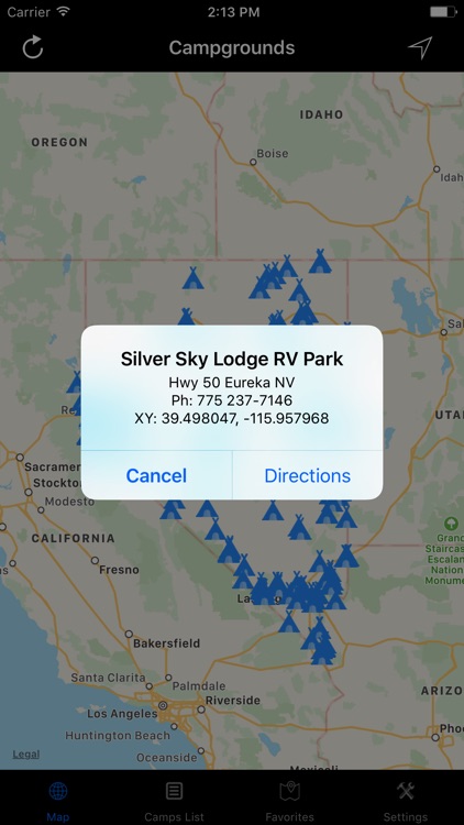 Nevada – Campgrounds & RV Parks
