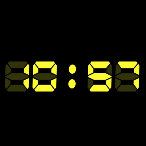 7-Segment Time Display Icon
