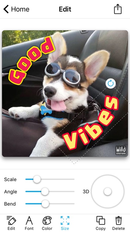 WildEmotions: add text to photos with animal cards screenshot-4