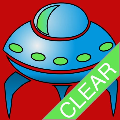 UFO Alien Invaders Clear iOS App