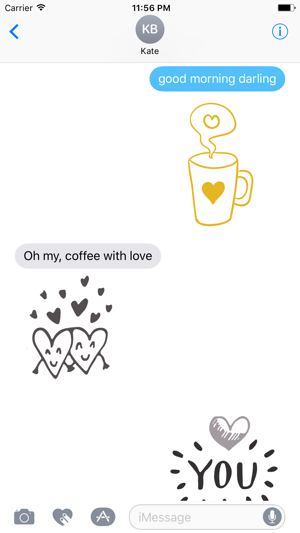 LOVe DOODLe Stickers for iMessage(圖3)-速報App