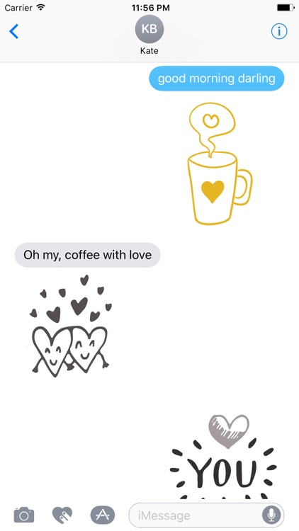 LOVe DOODLe Stickers for iMessage