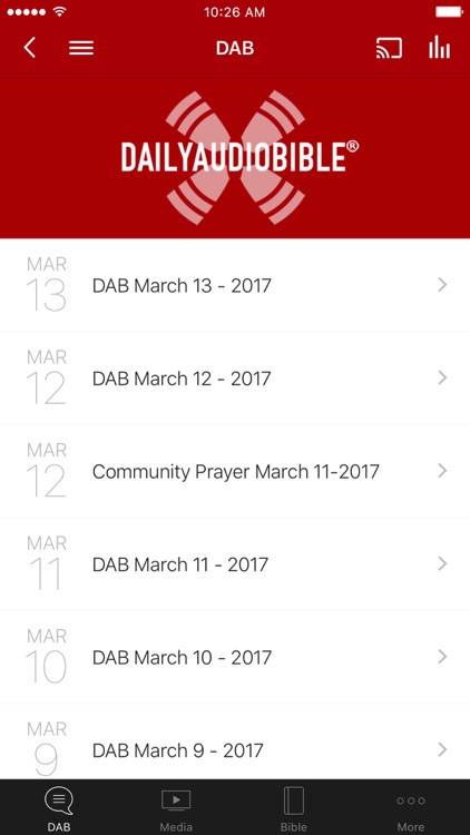 Daily Audio Bible App