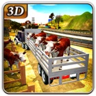 Farm Animal Transporter Truck & Cattle Delivery 3D